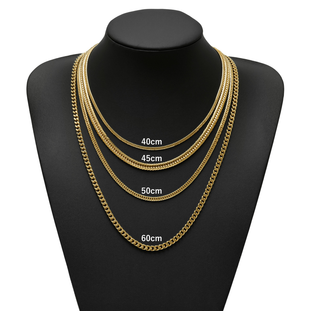 アクセサリー Kihei Necklace Gold K18 Yellow Gold Kihei Necklace Double 6-sided KIHEI.W6.NC.YG