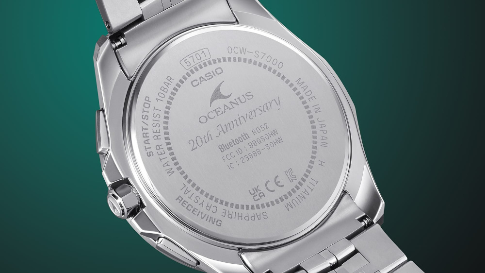 限定モデル　カシオ　オシアナス　OCW-S7000SG-1AJR Bluetooth搭載ソーラー電波時計OCEANUS（オシアナス）Manta（マンタ）OCEANUS20周年記念 限定モデル  OCW-S7000SG-1AJR