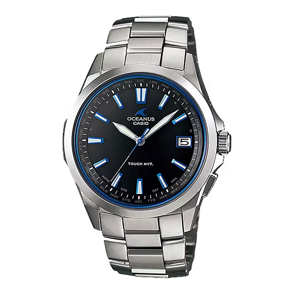 CASIO カシオ 時計 オシアナス OCWS1001AJF ブラック文字盤 TI メンズ【本物保証】 新品] カシオ オシアナス OCWS1001AJF- | ゆきざき