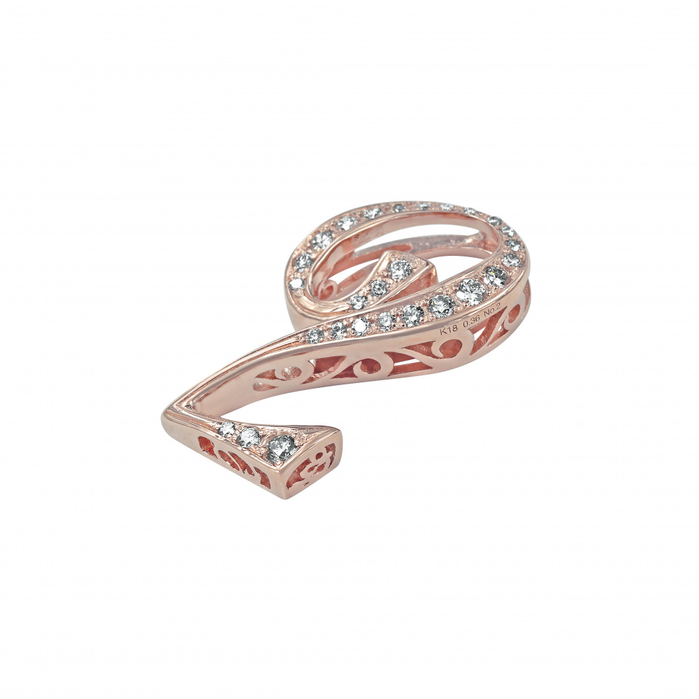 新品] ユキザキ ノンブル ナンバーペンダントトップ【2】Mサイズ【正規