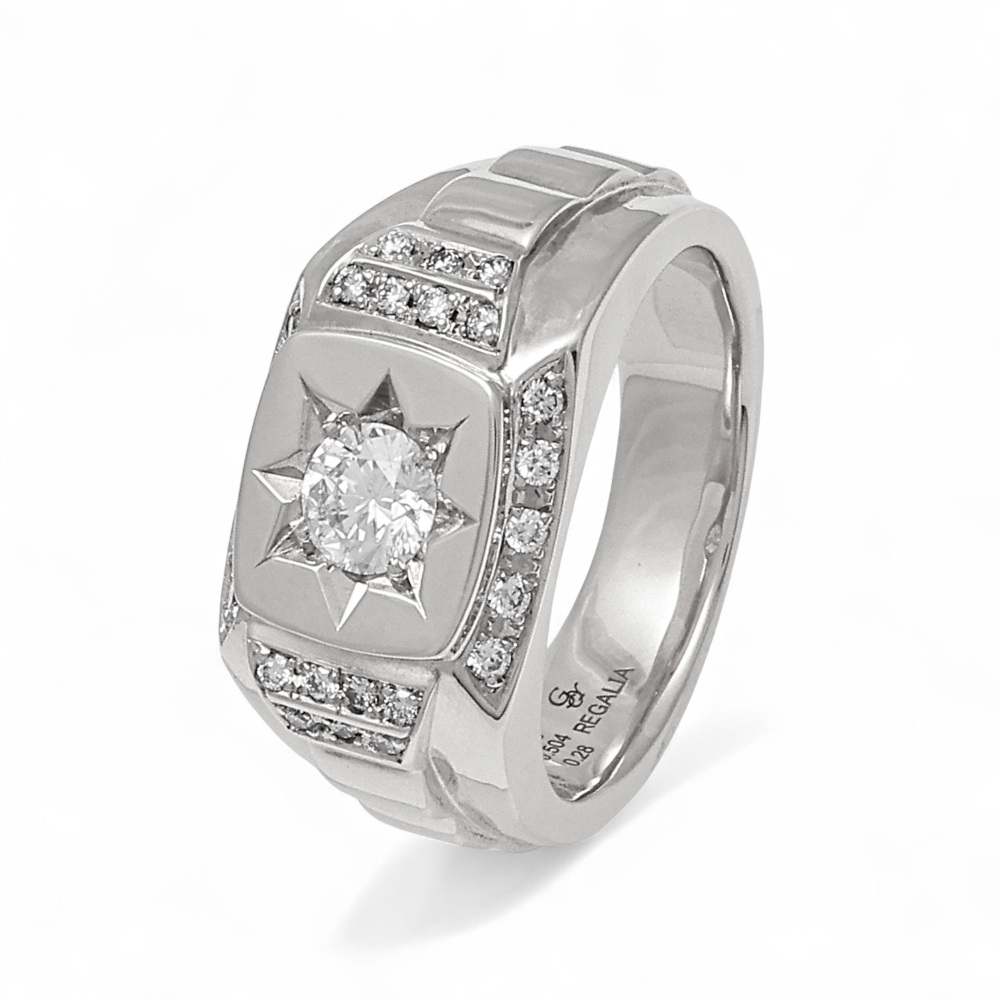 新品] ユキザキ レガリア プラチナ ダイヤモンド リング YMR01125