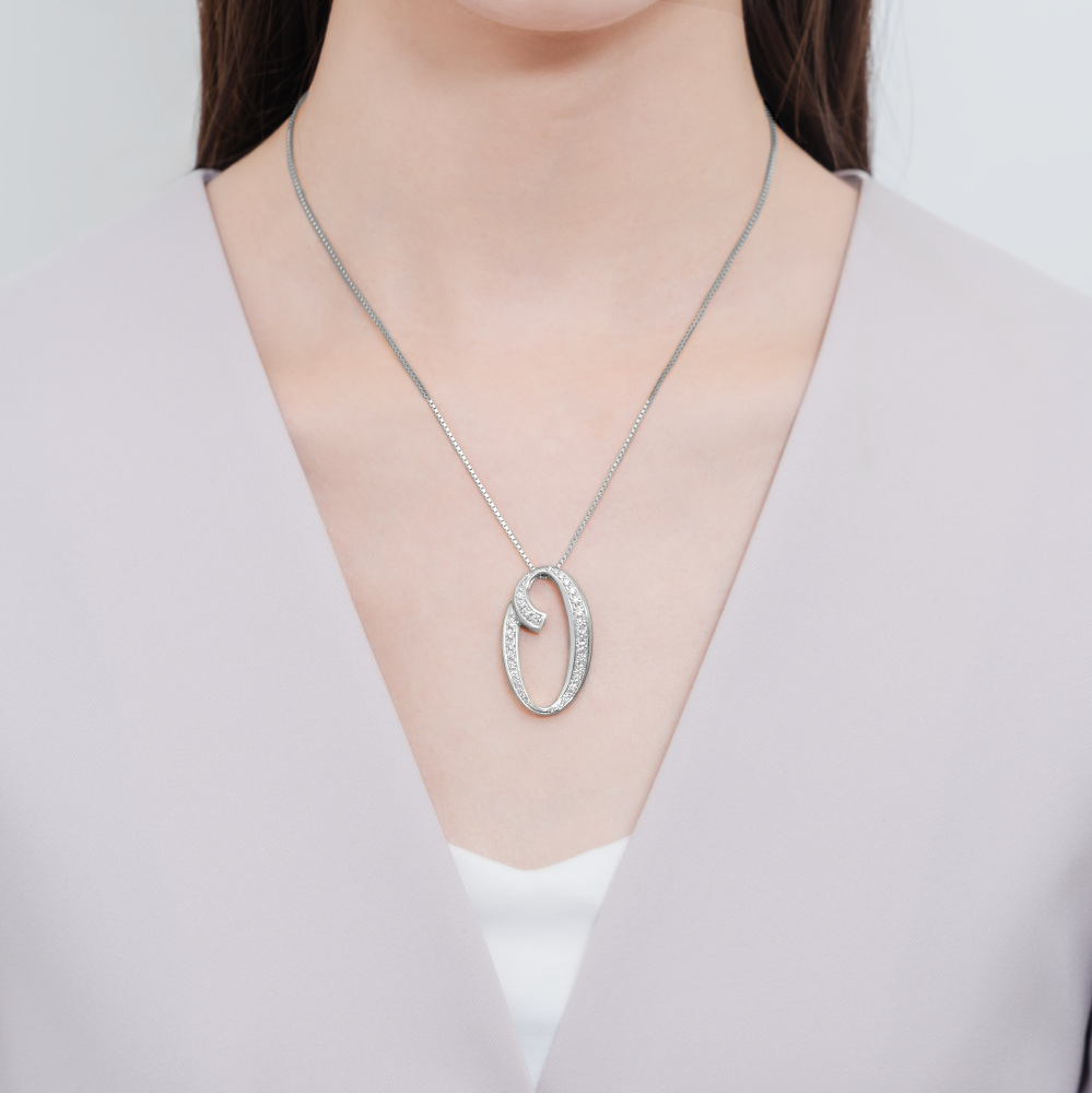 新品] ユキザキ ノンブル ナンバーペンダントトップ【0】Lサイズ【正規