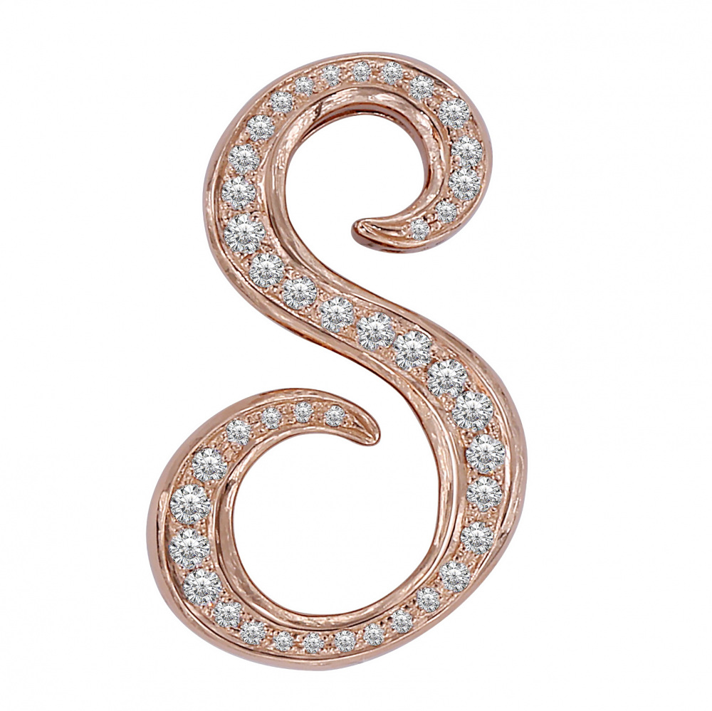 New] Snowy alpha Initial pendant top [S] L size [Regular] YALPHA1222SL  pendant top Y.ALPHA.12.22.S.L | Yukizaki Jewelry