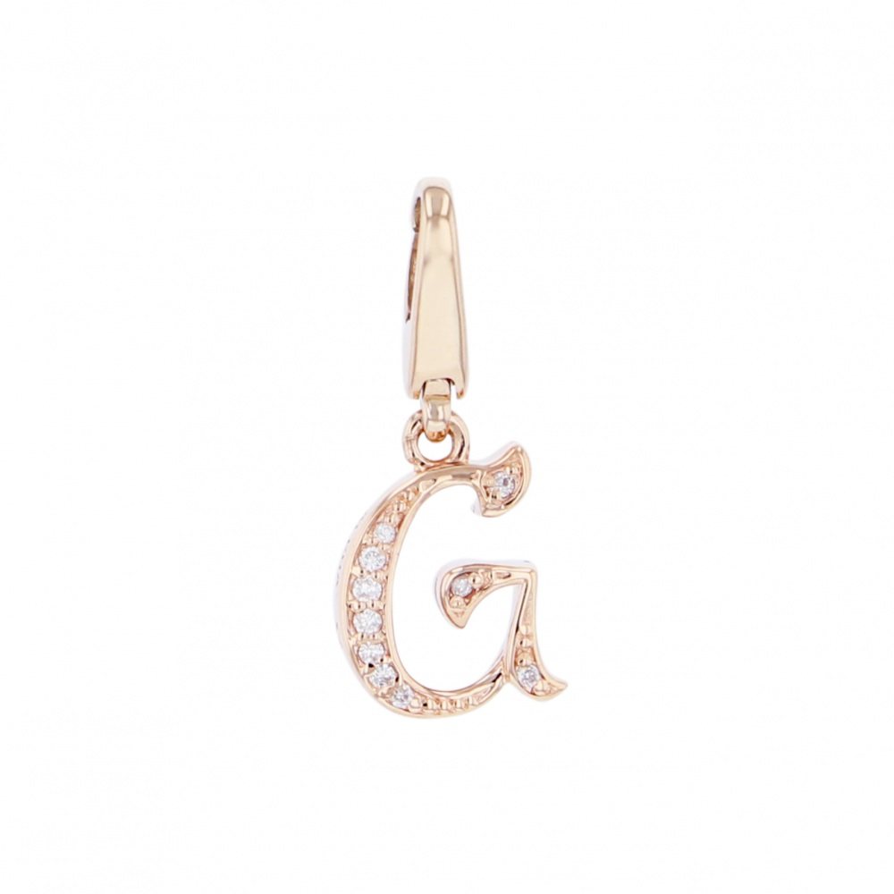 新品] ユキザキ アルファプティ イニシャルチャーム【G】【正規品