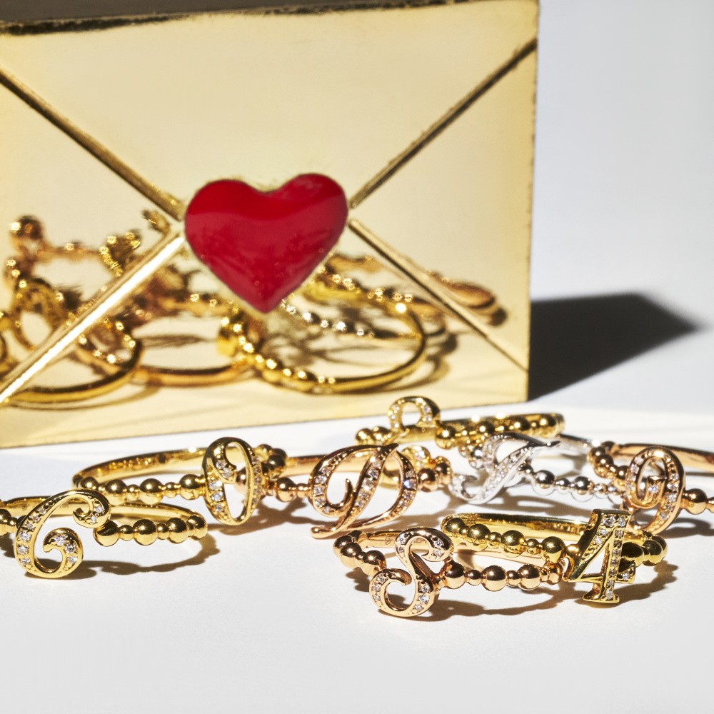 新品] ユキザキ アルファプティ 【受注生産品】 イニシャルリング【W