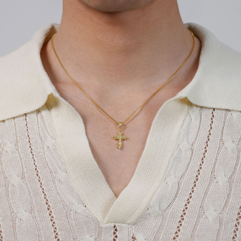 新品] ユキザキ レガリア イエローゴールド ダイヤモンド ペンダント