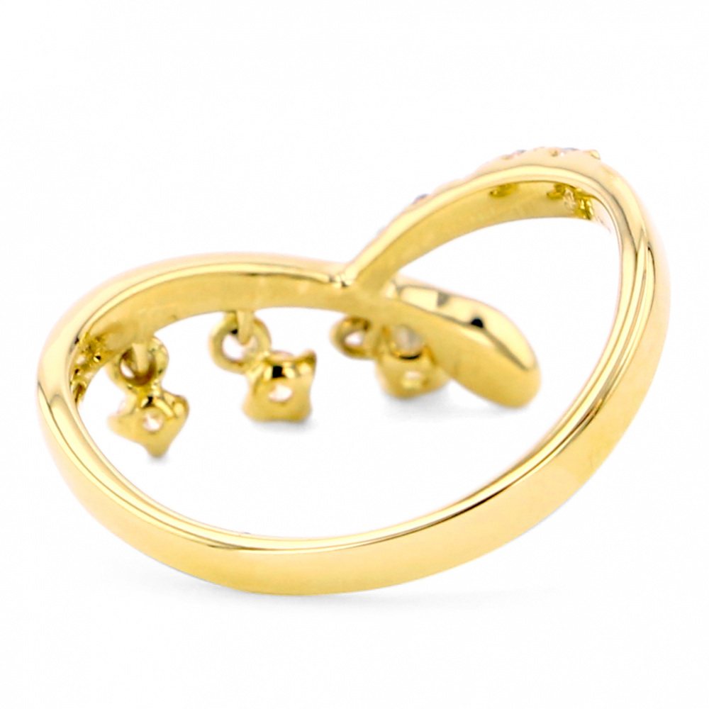 新品] ユキザキ TwinPinky イエローゴールド ツインピンキー リング