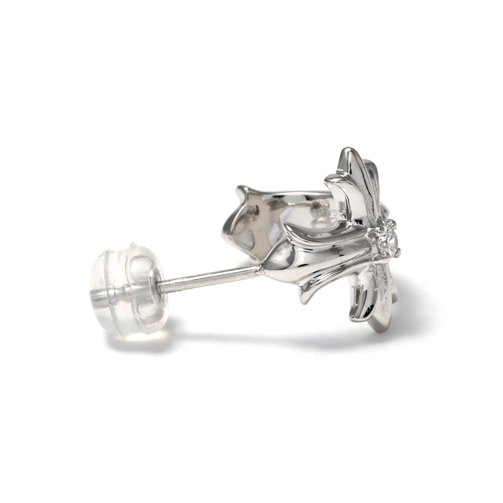 ゆきざき Yukizaki プラチナ ダイヤ ルビー ピアス 鑑定書付き ゆき