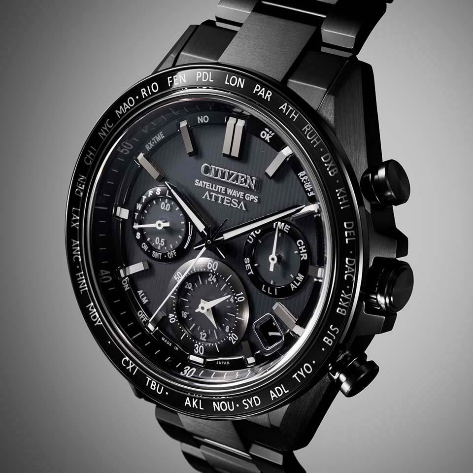 サジー New] Citizen Atessa CC405565Eblack super titanium Perpetual
