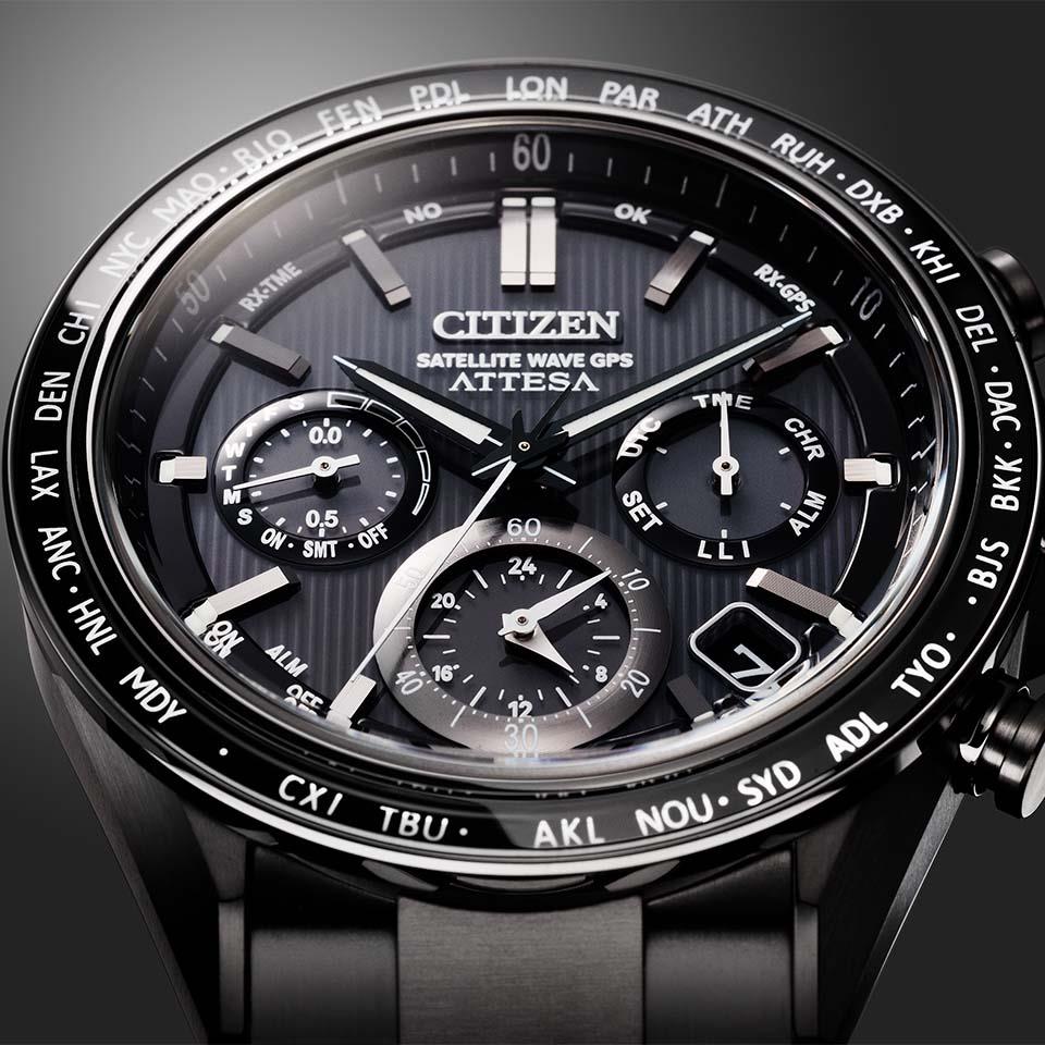 New] Citizen Atessa CC405565Eblack super titanium Perpetual