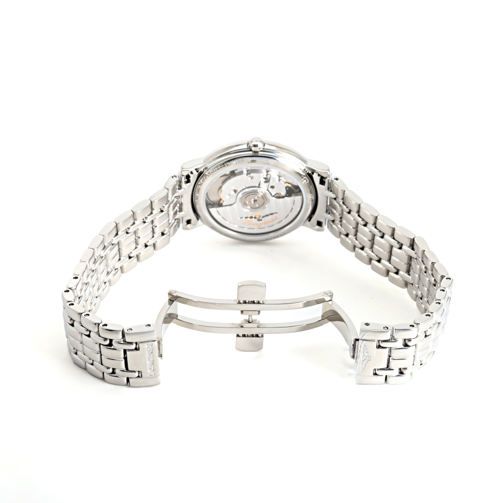 新品] ロンジン プレザンス L48214726グレー ステンレス デイト表示