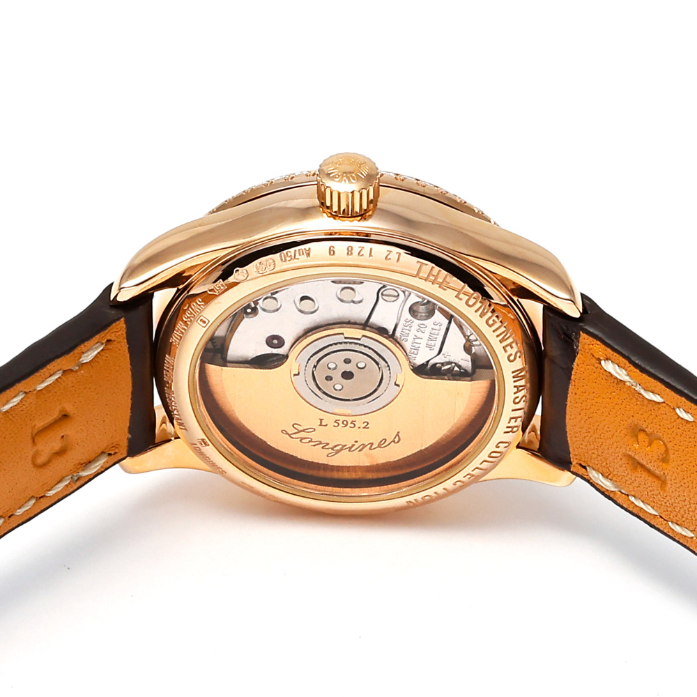 新品] ロンジン マスター L21289873 シェル ホワイト ダイヤモンド K18