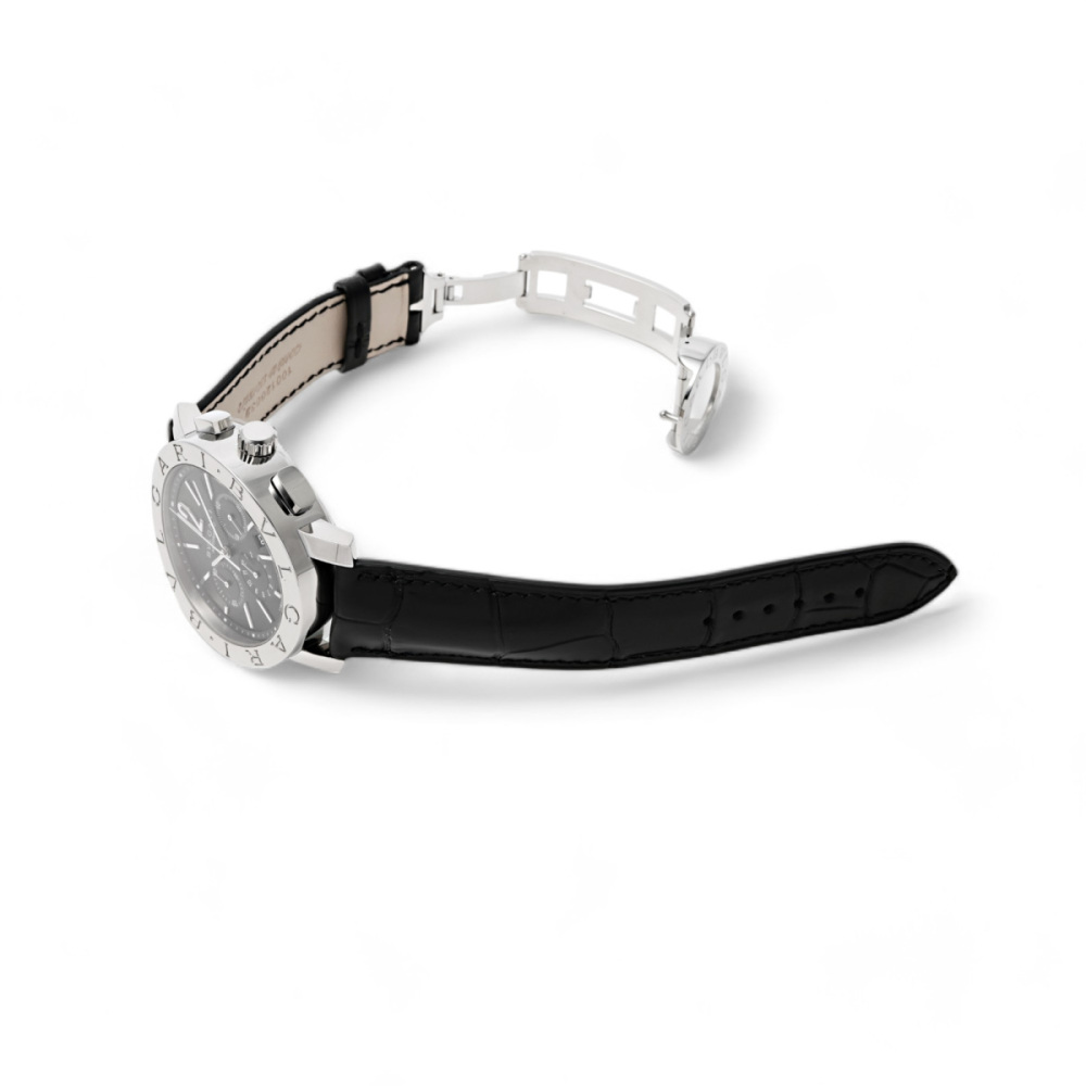 新品] ブルガリ ブルガリブルガリ BB42BSLDCHブラック ステンレス