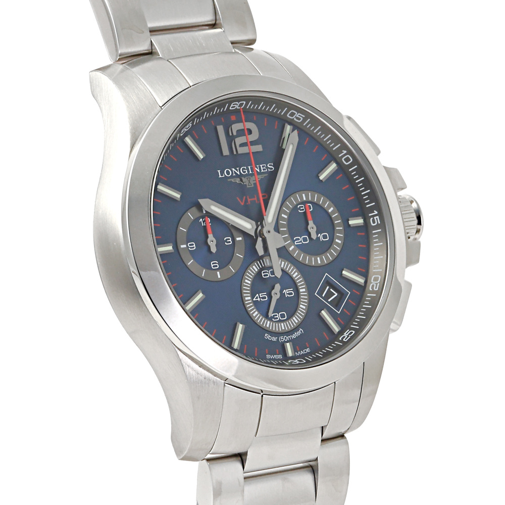 新品] ロンジン コンクエスト V.H.P. L37174966ブルー