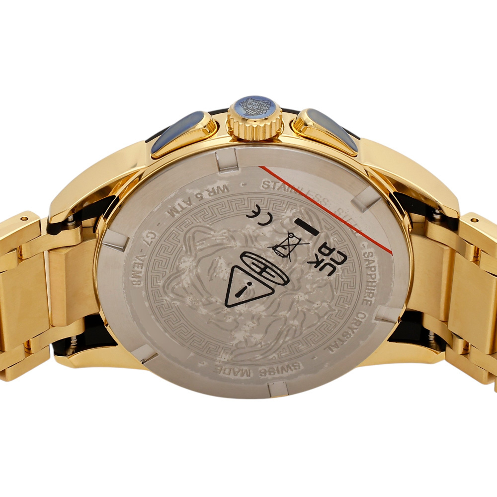 ヴェルサーチ VERSACE (新品●未使用) 新品] ヴェルサーチ キャラクタークロノ VEM800524ブラック