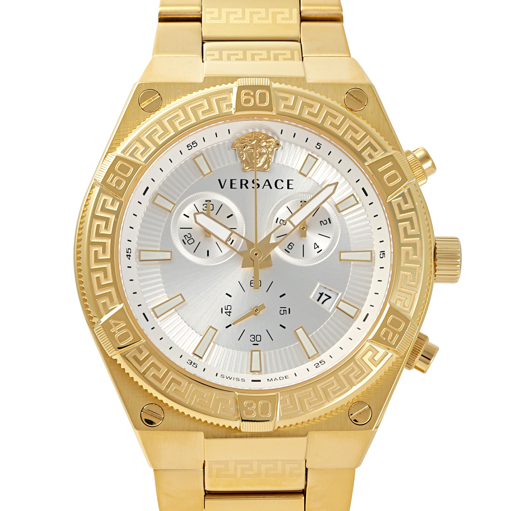 VERSACE ゴールド メッシュベルト 時計　cateye VERSACE ゴールド メッシュベルト 時計 cateye VERSACE ゴールド