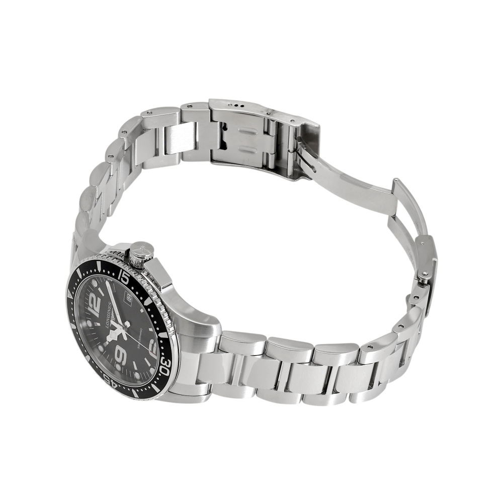 新品] ロンジン ハイドロコンクエスト L37304566ブラック ステンレス