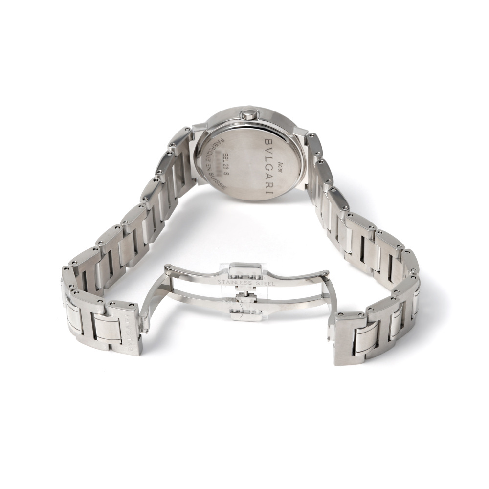 New] BVLGARI Bulgari Bulgari BB26C2SSDJApink stainless Date  display picture 2