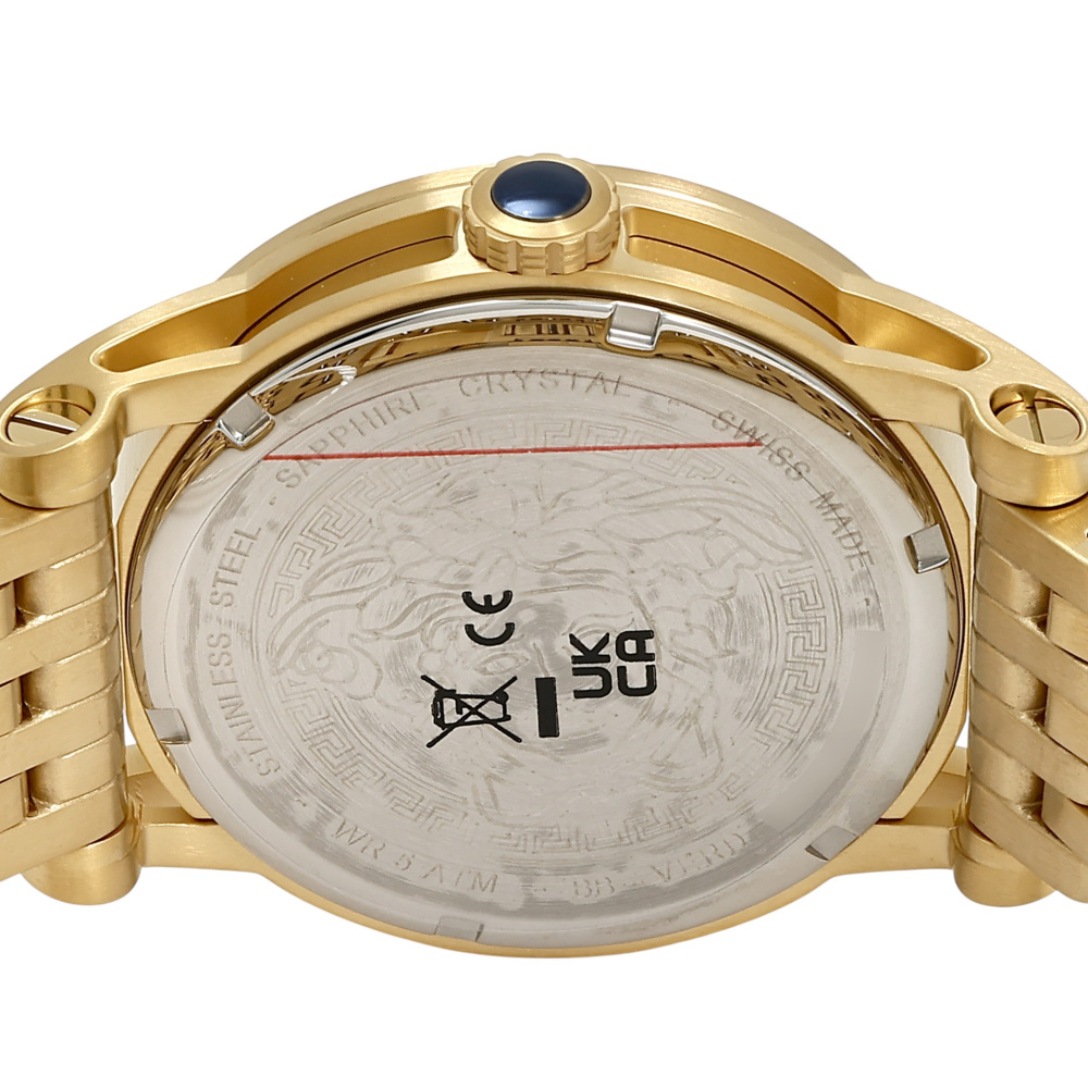新品] ヴェルサーチ パラッツォ VERD00318ホワイト ステンレス（PVD