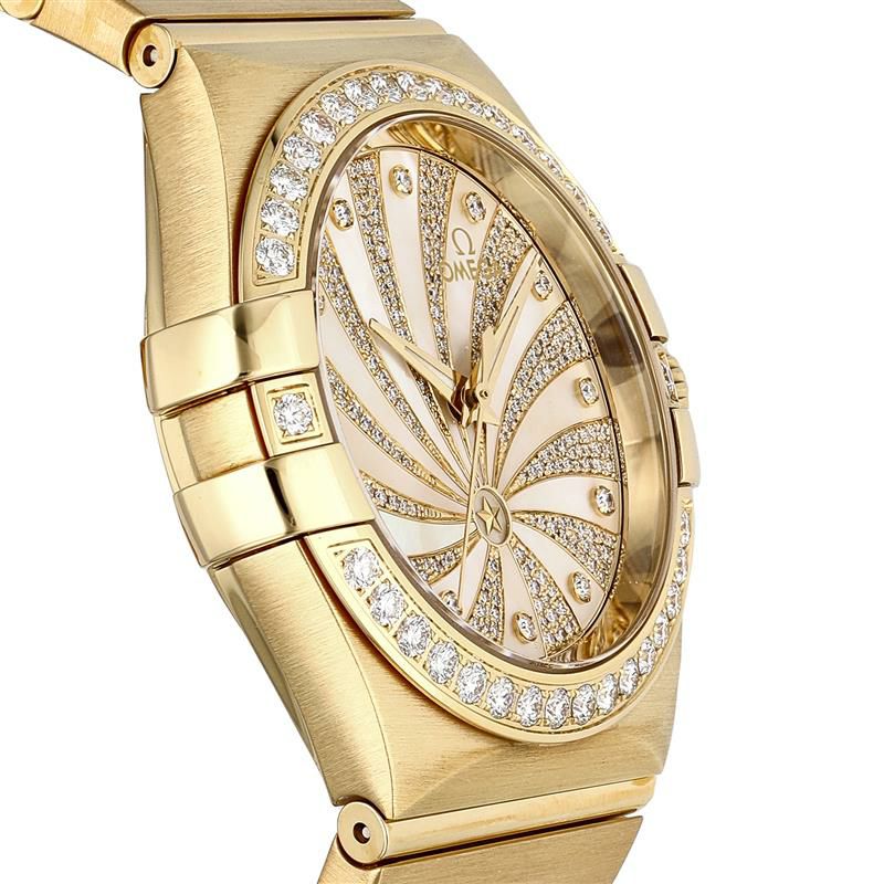 新品] オメガ コンステレーション 12355352055001 シェル ホワイト