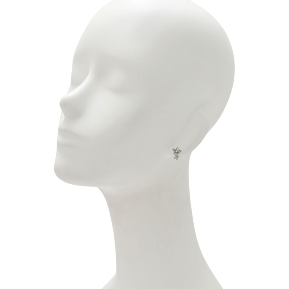 美品 ピアス ダイヤ ホワイトゴールド k18 0.2 K18ホワイトゴールド