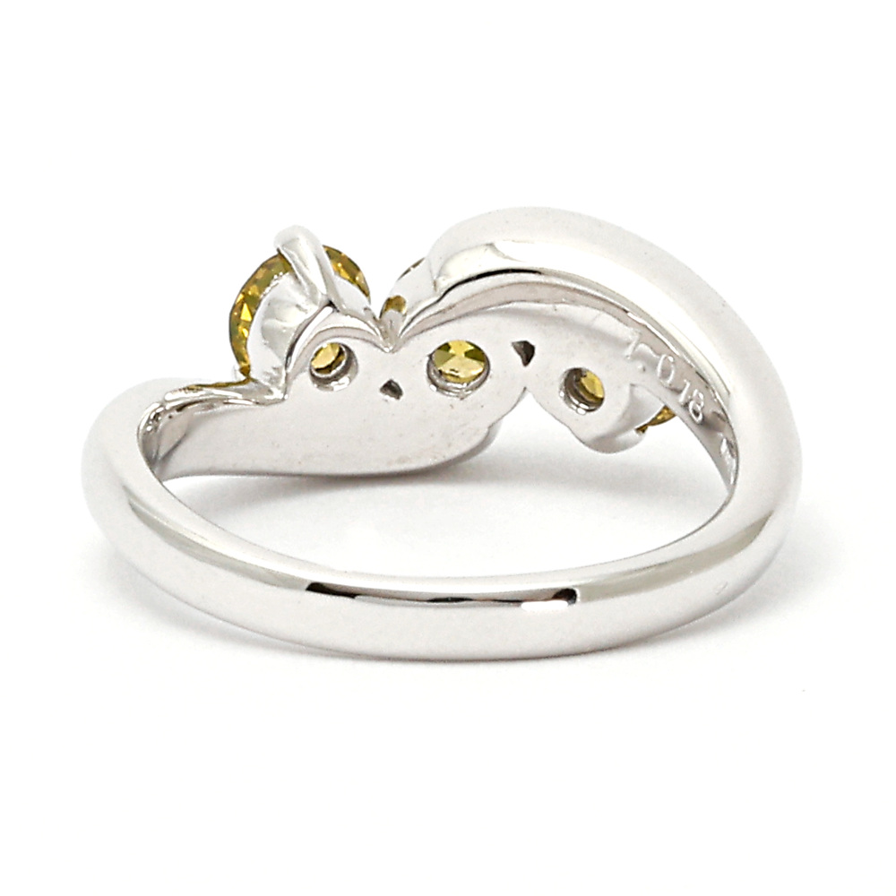 K18ホワイトゴールド ダイヤモンドリング2.46ct K18ホワイトゴールド ダイヤモンド リング J160148 | ユキザキセレクト