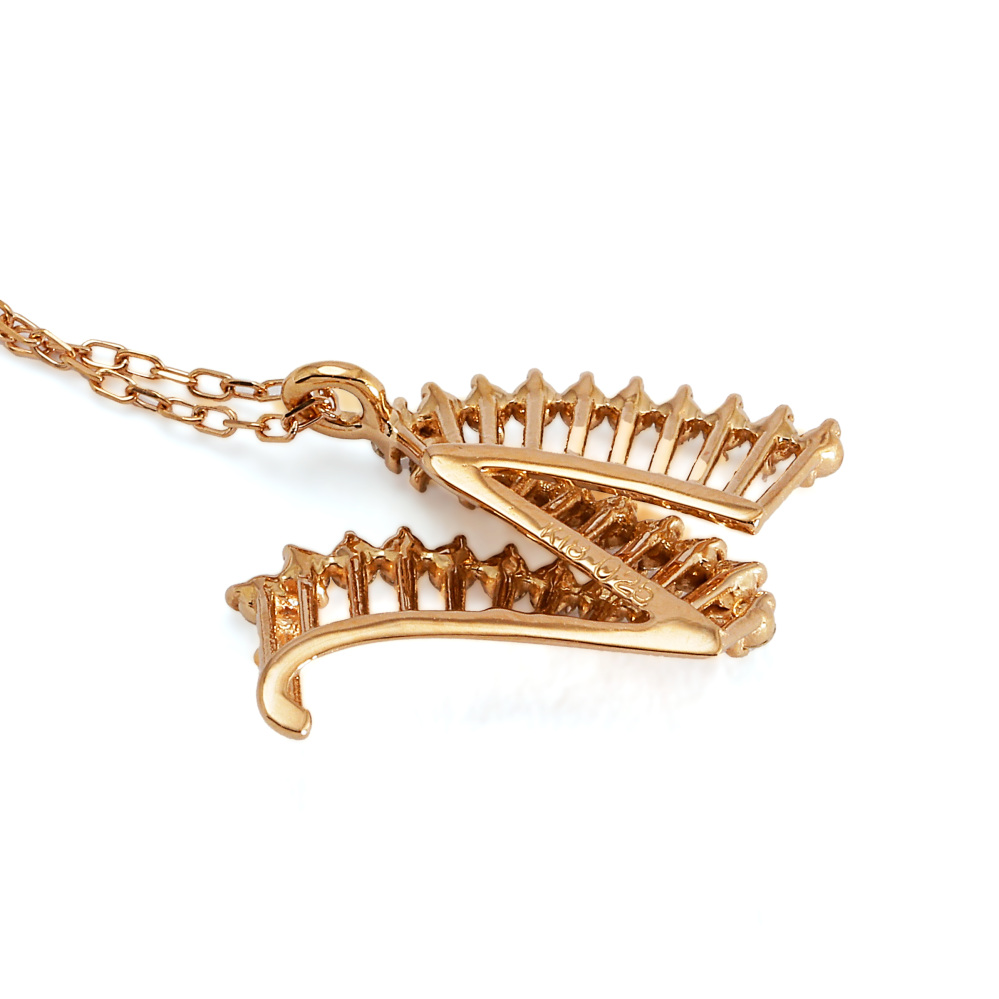 K18ピンクゴールド ダイヤモンド ネックレス J188873 | ユキザキ