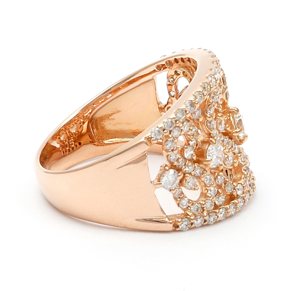 K18ピンクゴールド ダイヤモンド リング J189364 | ユキザキセレクト