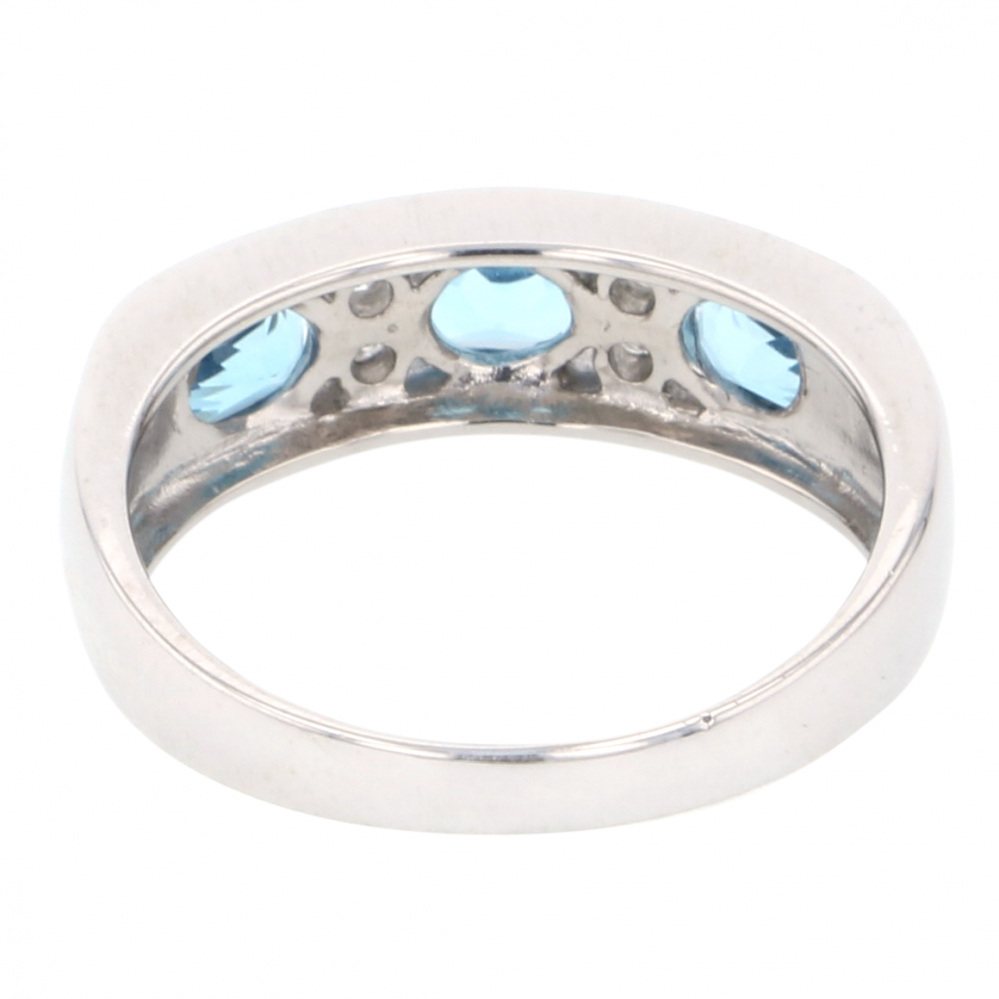 プラチナ900 トパーズ ダイヤモンド リング J201002 | ユキザキ