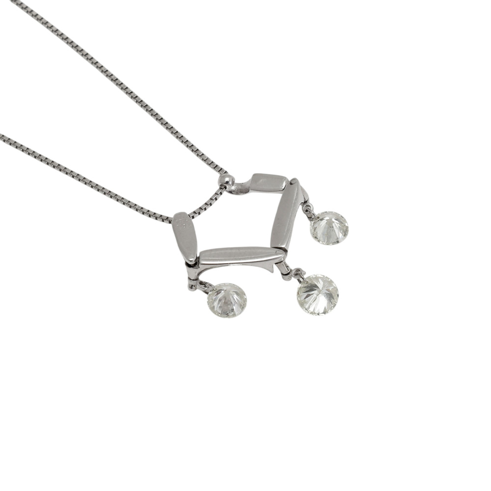 k18ホワイトゴールドダイヤネックレス 楽天市場】【限定1点限り】ダイヤモンド ネックレス 0.5ct K18