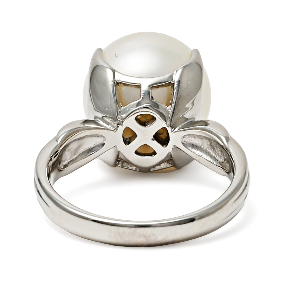 プラチナ900 白蝶パール リング J206405 | ユキザキセレクトジュエリー