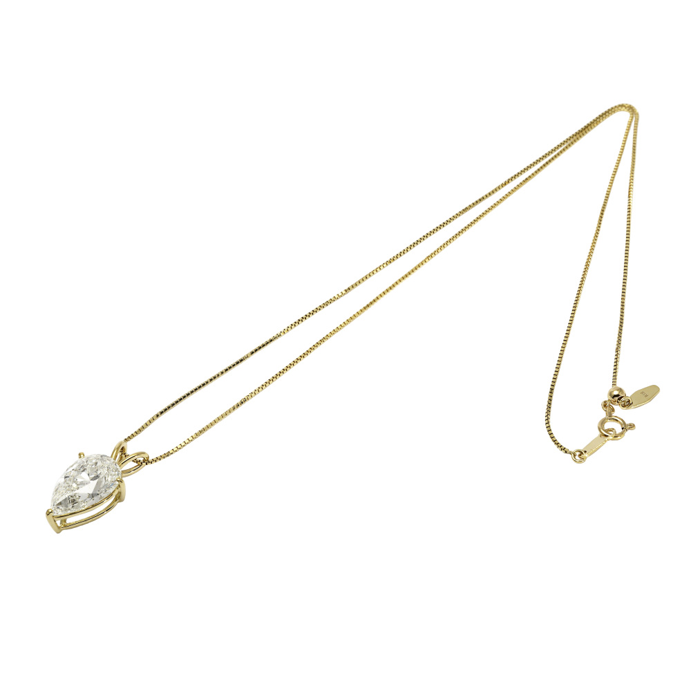 K18イエローゴールド ダイヤモンド ネックレス J208373 | ユキザキ