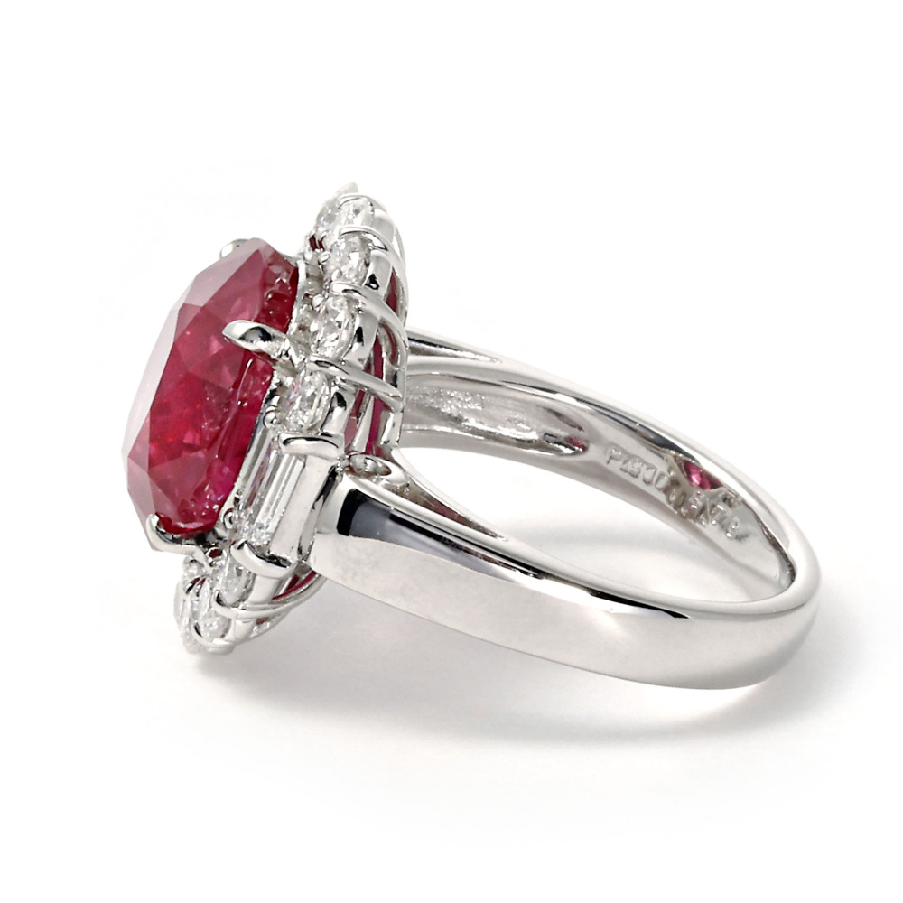 PT900 ルビー ダイヤモンド リング J215496 | ユキザキセレクトジュエリー