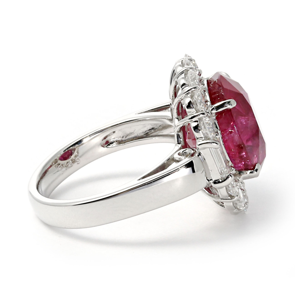 PT900 ルビー ダイヤモンド リング J215496 | ユキザキセレクトジュエリー