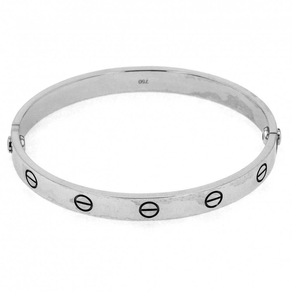 中古] カルティエ ホワイトゴールド ラブブレス J222856 ブレスレット