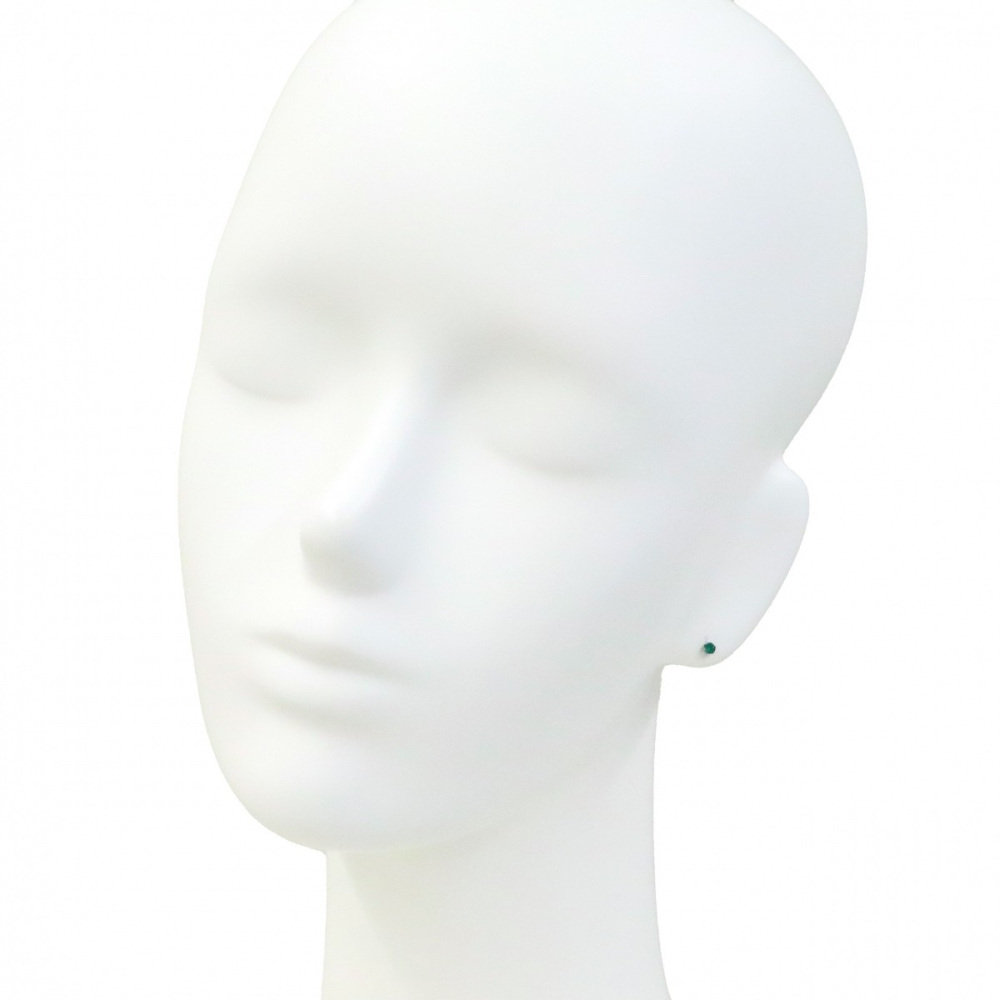 プラチナ900 エメラルド ピアス J226357 | ユキザキセレクトジュエリー