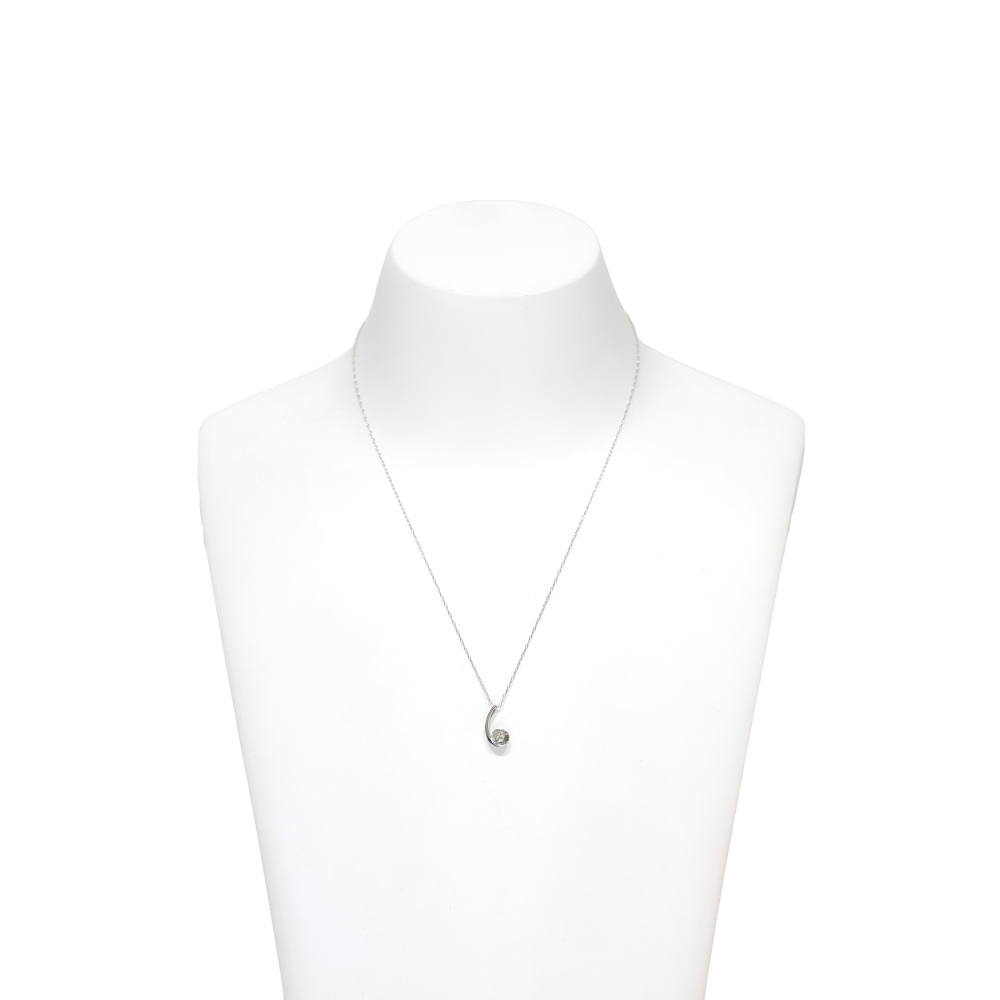 ハイグレード ネックレス　シルバー　ヒカルダイヤモンド PT900 PT850 ダイヤモンド ネックレス J232196 | ユキザキセレクト
