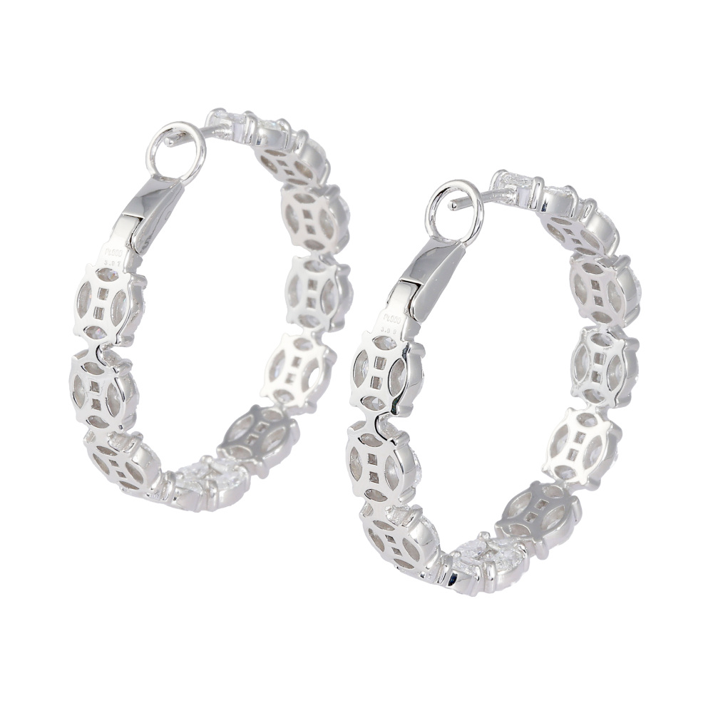 PT900 ダイヤモンド ピアス J240261 | ユキザキセレクトジュエリー