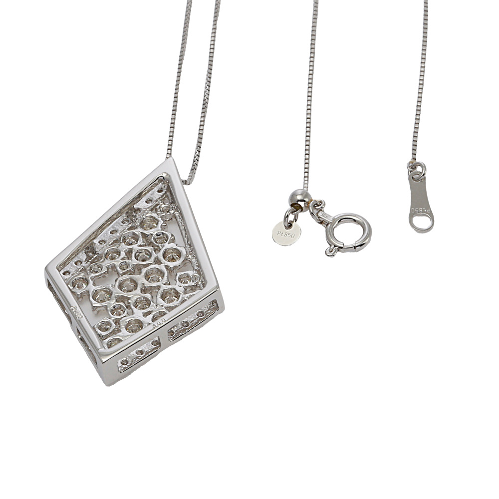 pt850 プラチナネックレス Pt850プラチナネックレス 約51cm