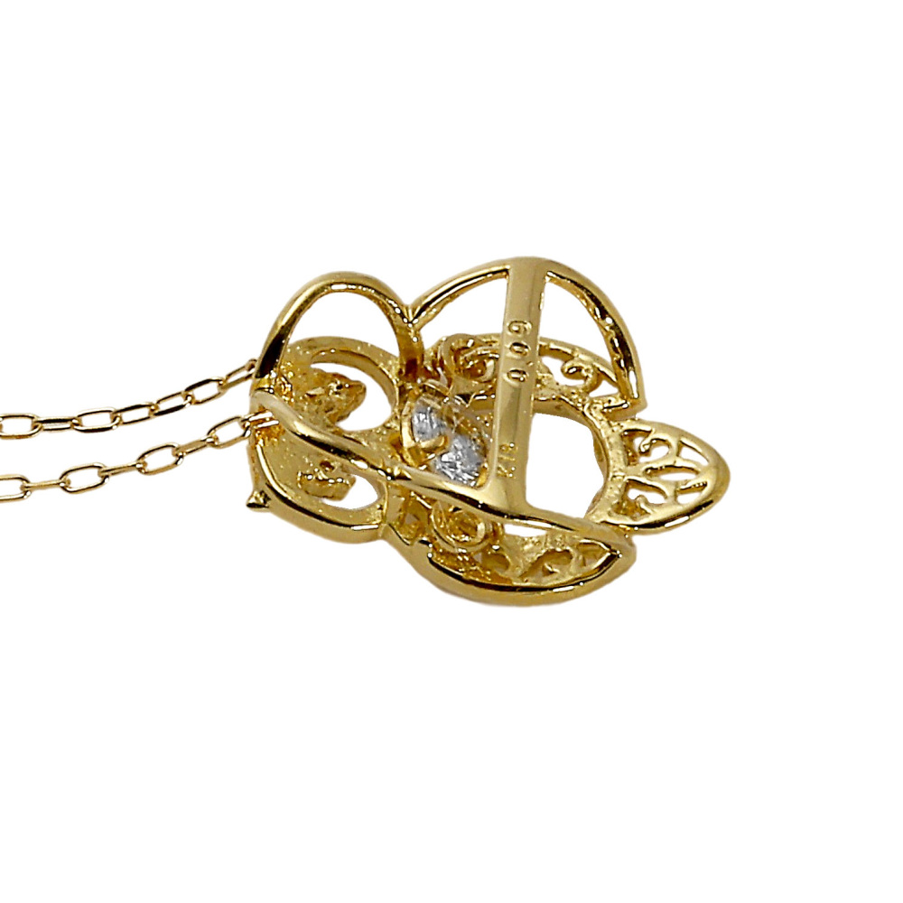 K18イエローゴールド ダイヤモンド ネックレス J253652 | ユキザキ