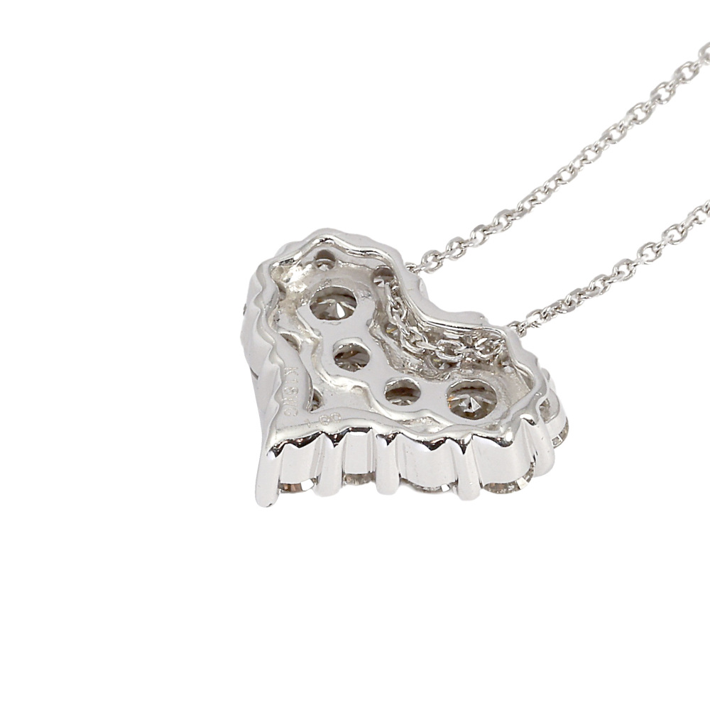 K18ホワイトゴールド ダイヤモンド ネックレス J256635 | ユキザキ