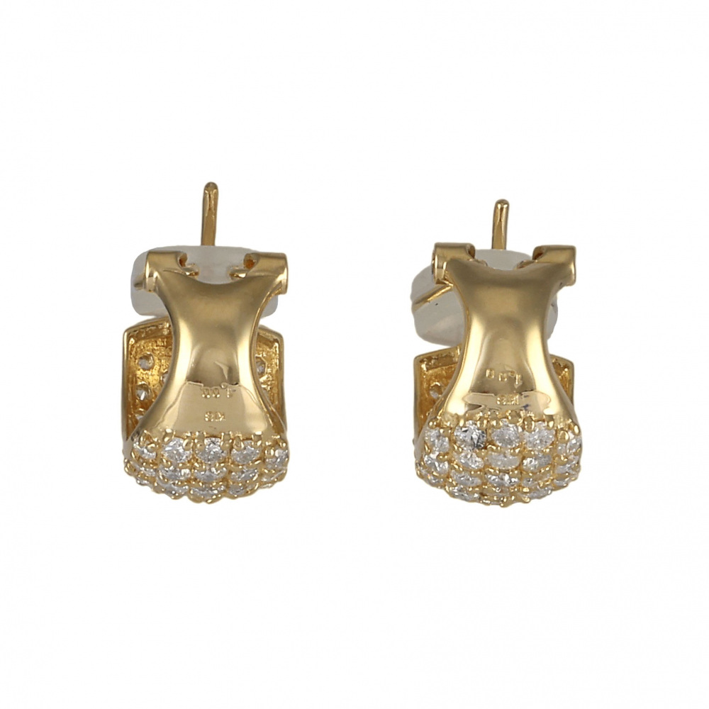 K18イエローゴールド ダイヤモンド ピアス J262410 | ユキザキセレクト