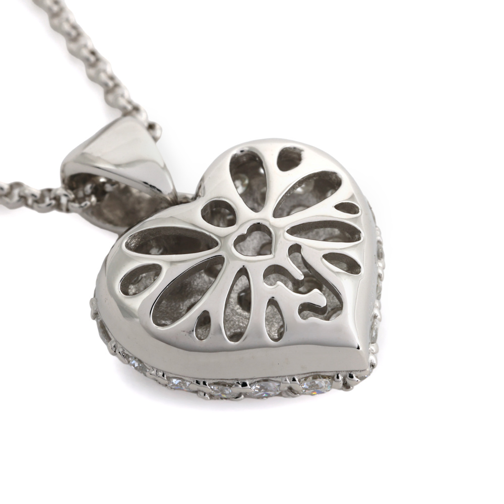 PT850 PT900 ダイヤモンド クール ネックレス ハート J269659 | ユキ