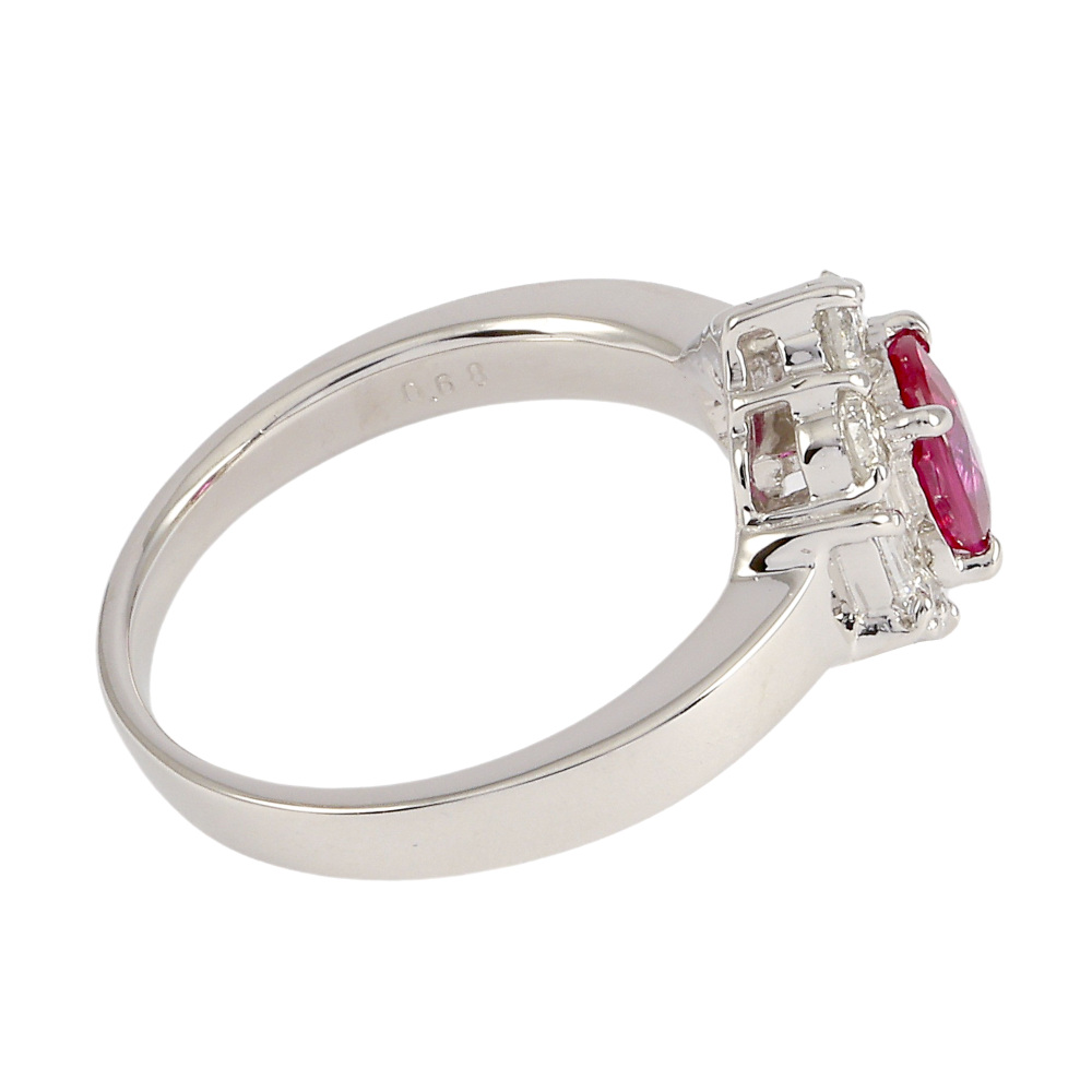 ダイヤモンド　プラチナ　ルビーリング プラチナ900 ルビー ダイヤモンド リング J270472 | ユキザキセレクト