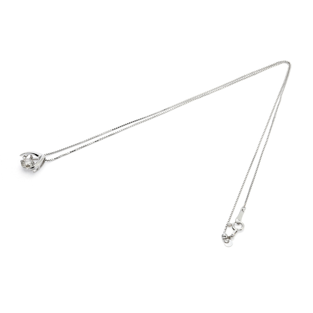 ✨【美品】プラチナ900/ 850天然ダイヤモンド0.50ct 輝くネックレス✨ プラチナ900 プラチナ850 ダイヤモンド ネックレス J272831 | ユキザキ