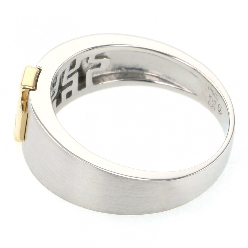 プラチナ900 ダイヤモンド クロス リング J273694 | ユキザキセレクト