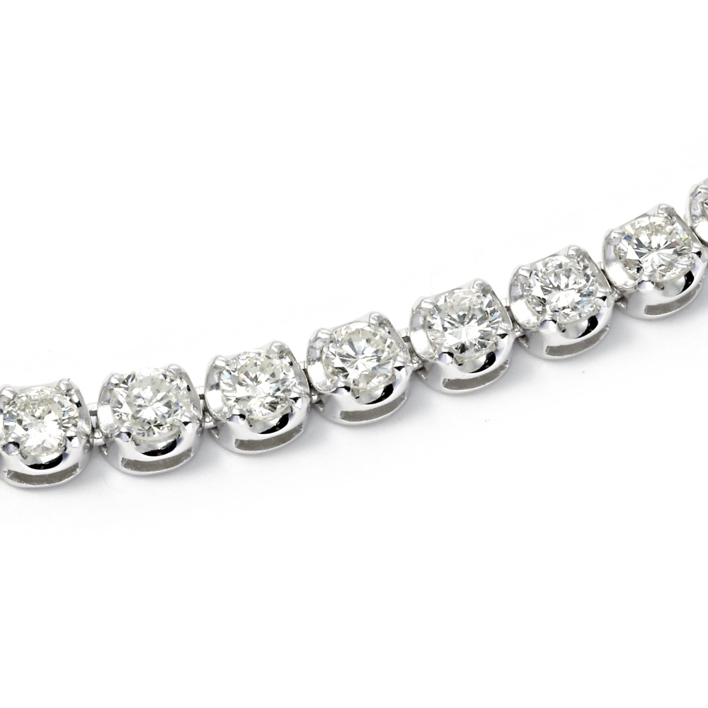 K18ホワイトゴールド ダイヤモンド ネックレス J282834 | ユキザキ