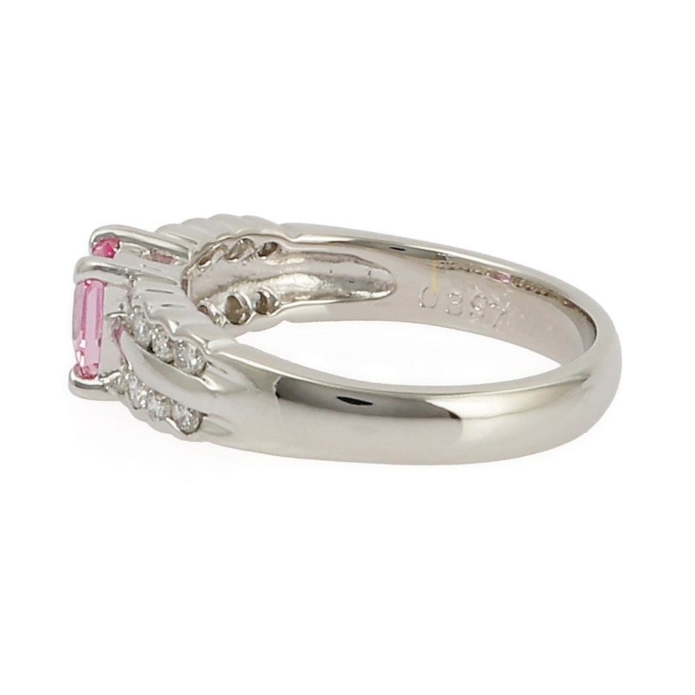 PT900 サファイア ダイヤモンド リング J286932 | ユキザキセレクト