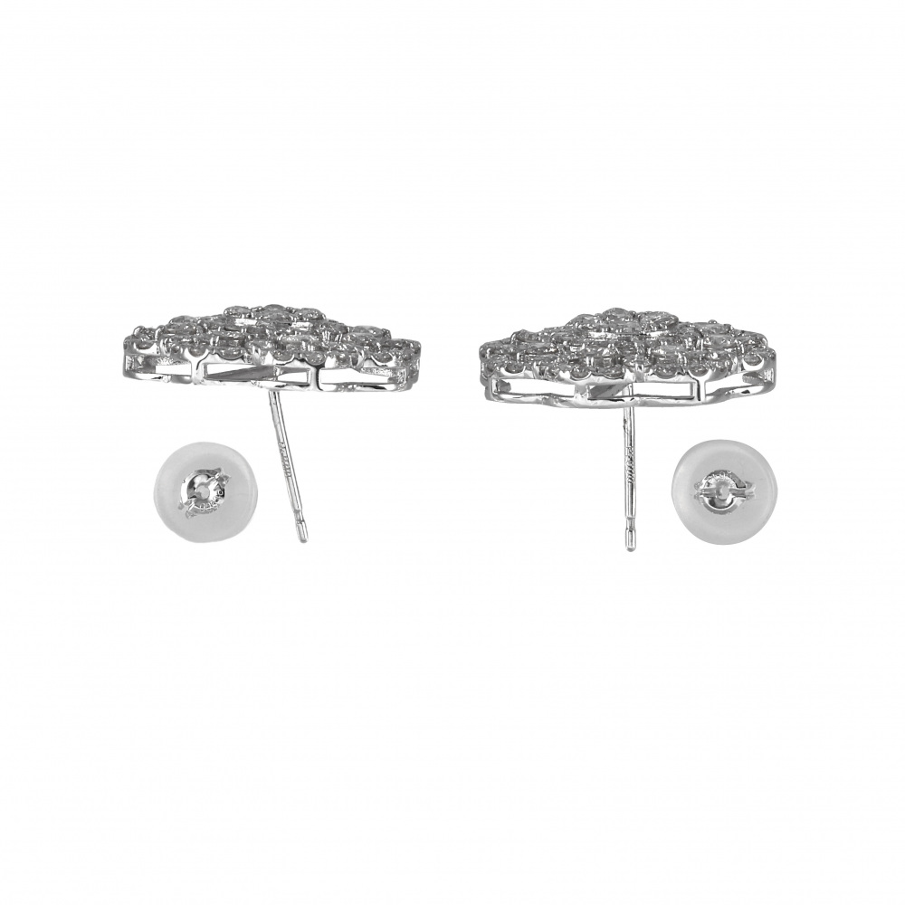 プラチナ900&天然ダイヤモンドピアス プラチナ900 ダイヤモンド ピアス J288827 | ユキザキセレクトジュエリー