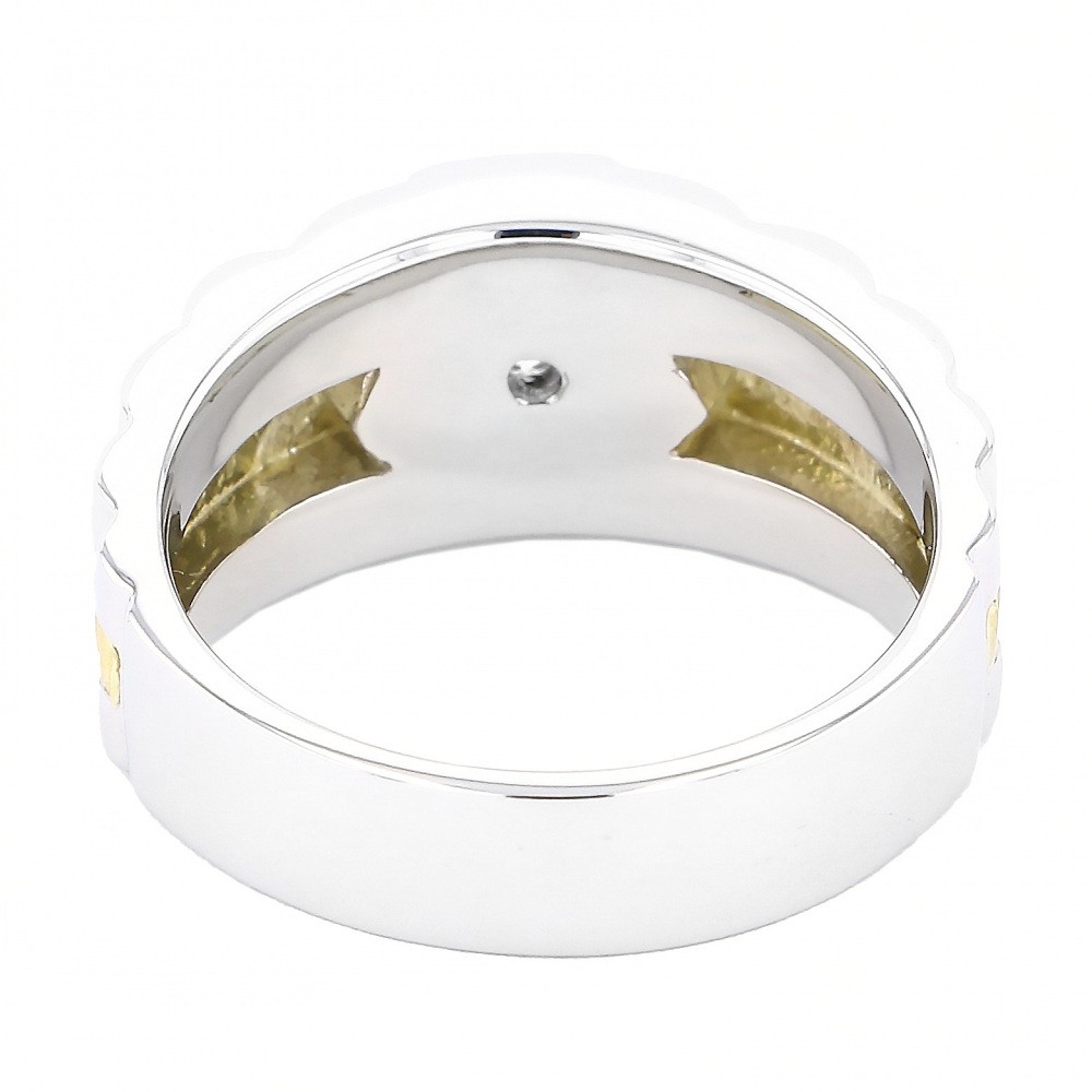 プラチナ K18イエローゴールド ダイヤモンド リング J290153 | ユキ